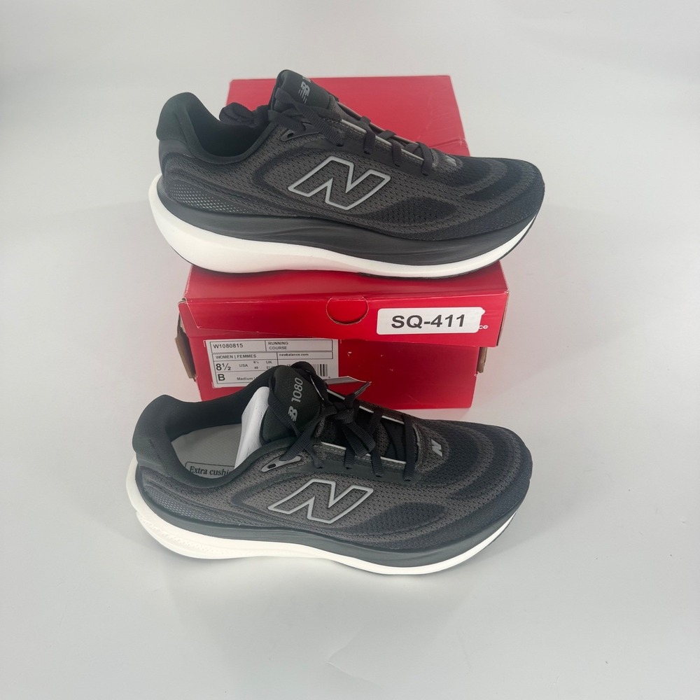 NEW New Balance Fresh Foam X 1080 v15 Womens Running Shoes Black W1080B15 Sz 8.5